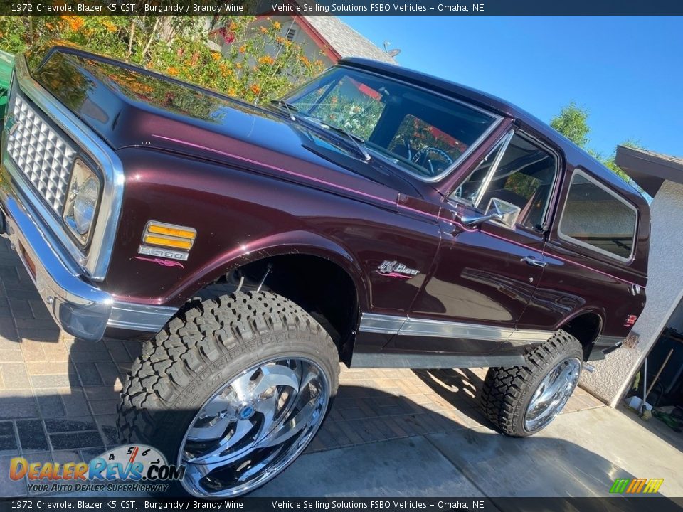 1972 Chevrolet Blazer K5 CST Burgundy / Brandy Wine Photo #1