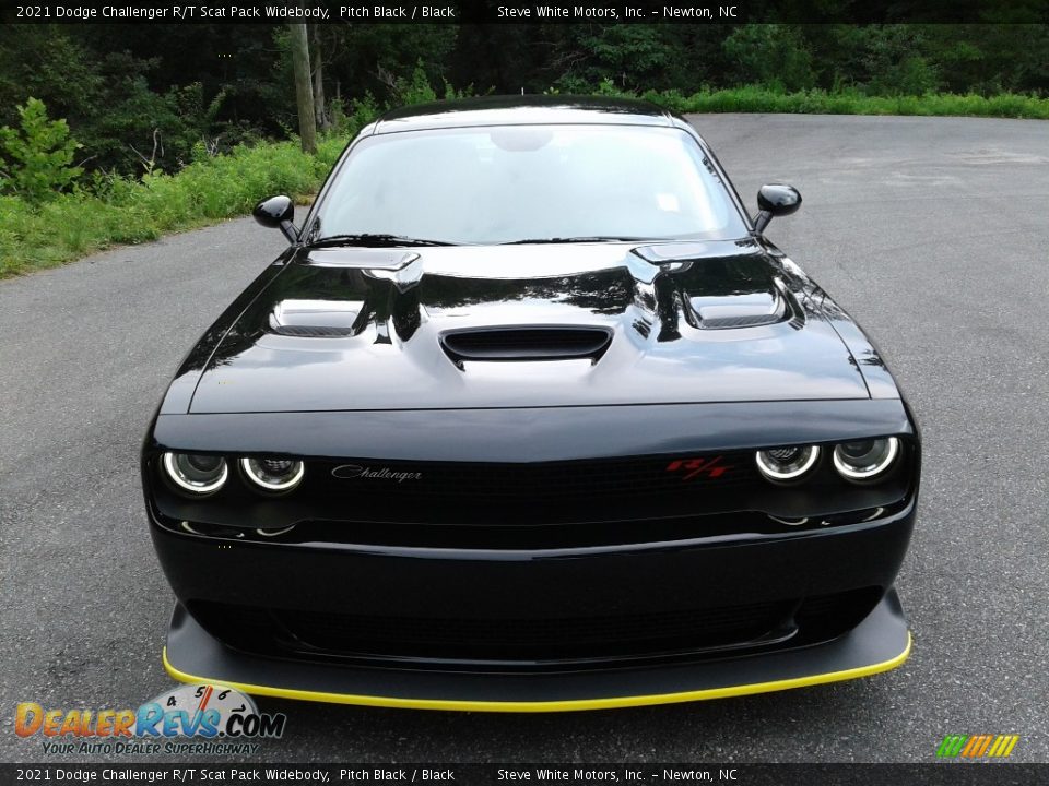 2021 Dodge Challenger R/T Scat Pack Widebody Pitch Black / Black Photo #3