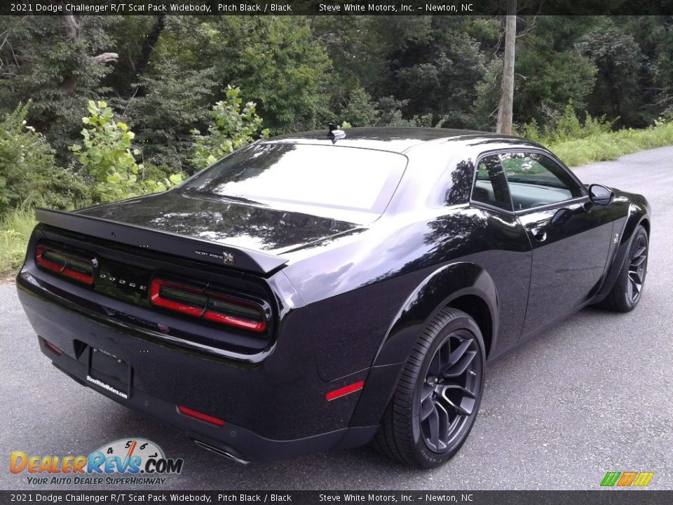 2021 Dodge Challenger R/T Scat Pack Widebody Pitch Black / Black Photo #6