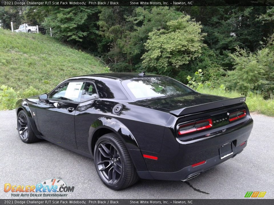 2021 Dodge Challenger R/T Scat Pack Widebody Pitch Black / Black Photo #8