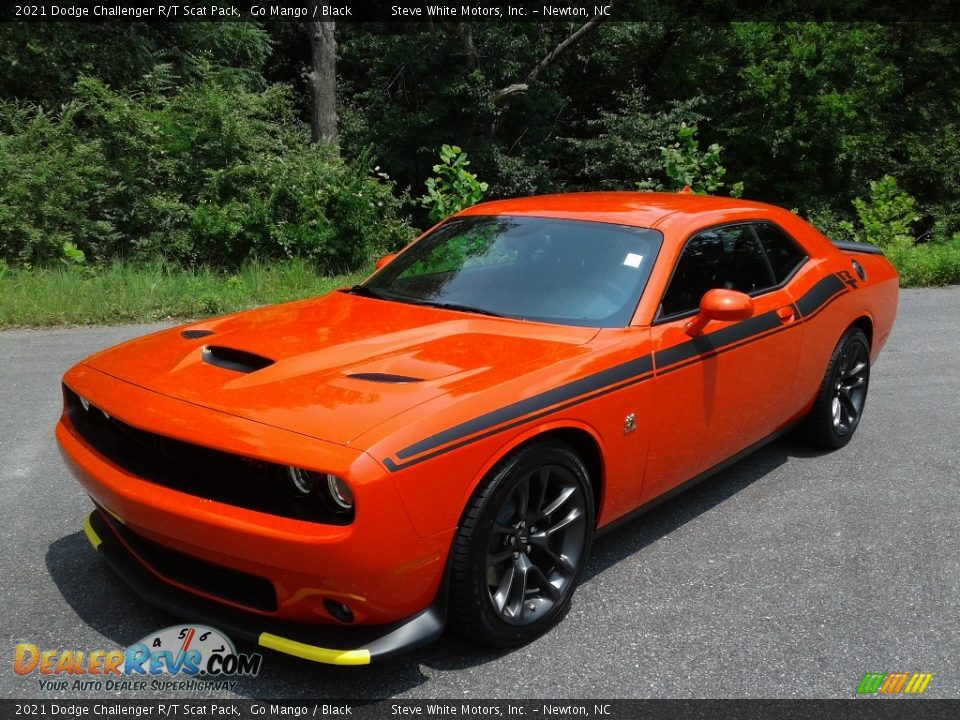 2021 Dodge Challenger R/T Scat Pack Go Mango / Black Photo #2