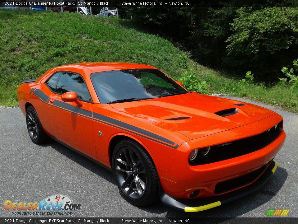 2021 Dodge Challenger R/T Scat Pack Go Mango / Black Photo #4