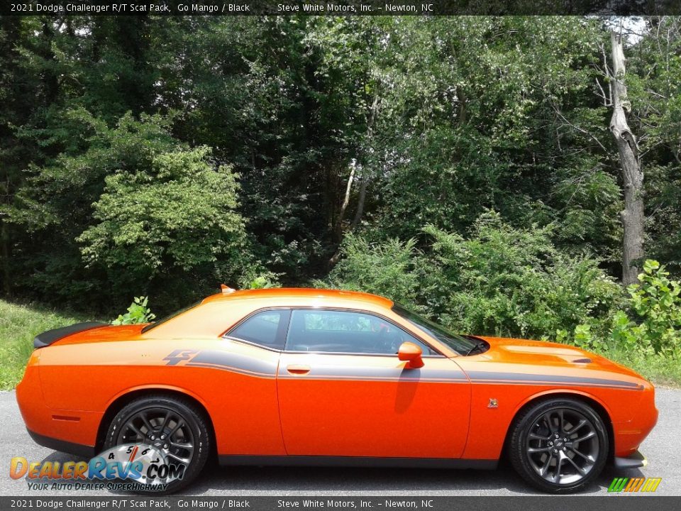 2021 Dodge Challenger R/T Scat Pack Go Mango / Black Photo #5