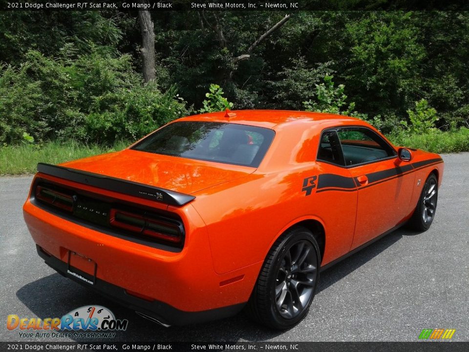 2021 Dodge Challenger R/T Scat Pack Go Mango / Black Photo #6