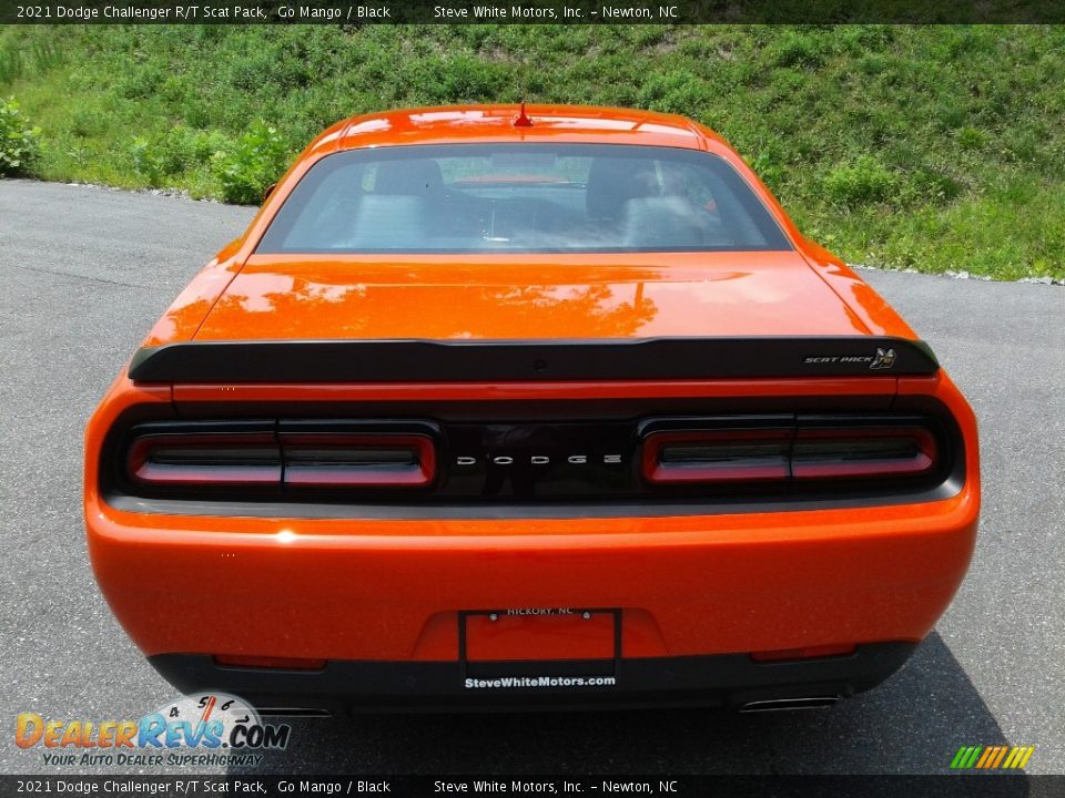 2021 Dodge Challenger R/T Scat Pack Go Mango / Black Photo #7