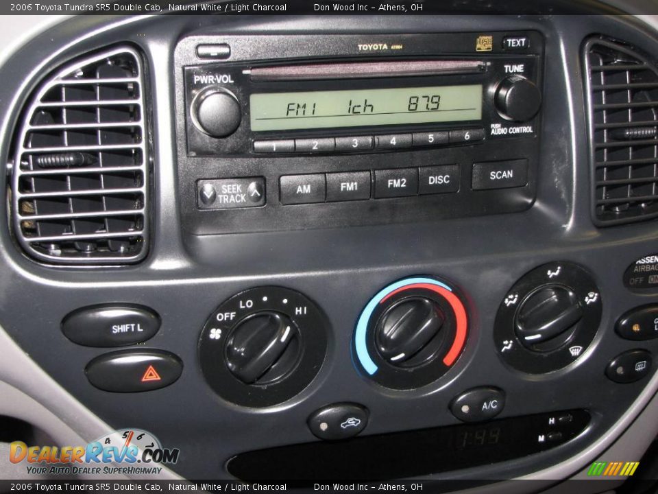 2006 Toyota Tundra SR5 Double Cab Natural White / Light Charcoal Photo #17