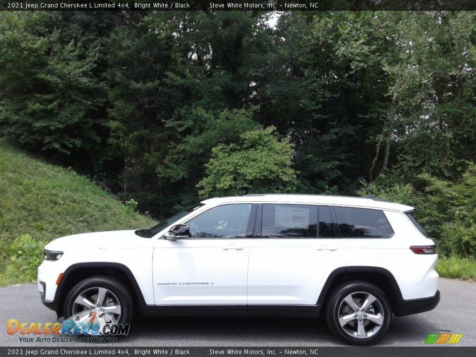 2021 Jeep Grand Cherokee L Limited 4x4 Bright White / Black Photo #1