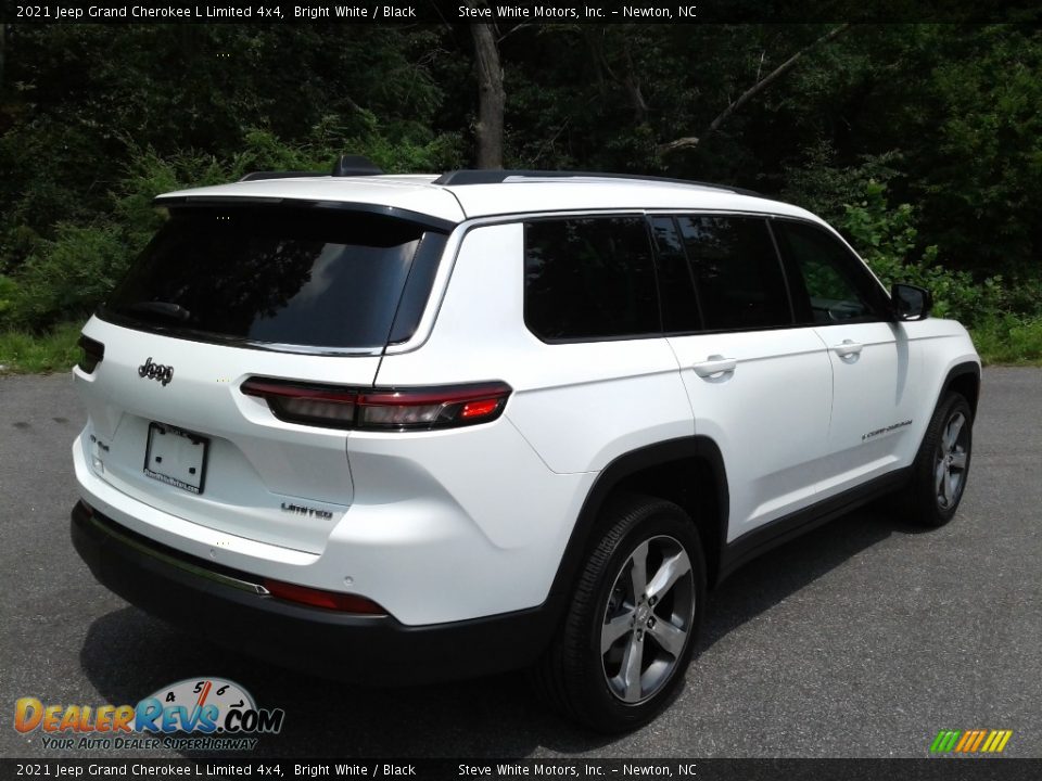 2021 Jeep Grand Cherokee L Limited 4x4 Bright White / Black Photo #7