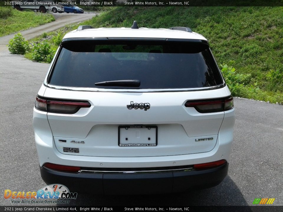 2021 Jeep Grand Cherokee L Limited 4x4 Bright White / Black Photo #8