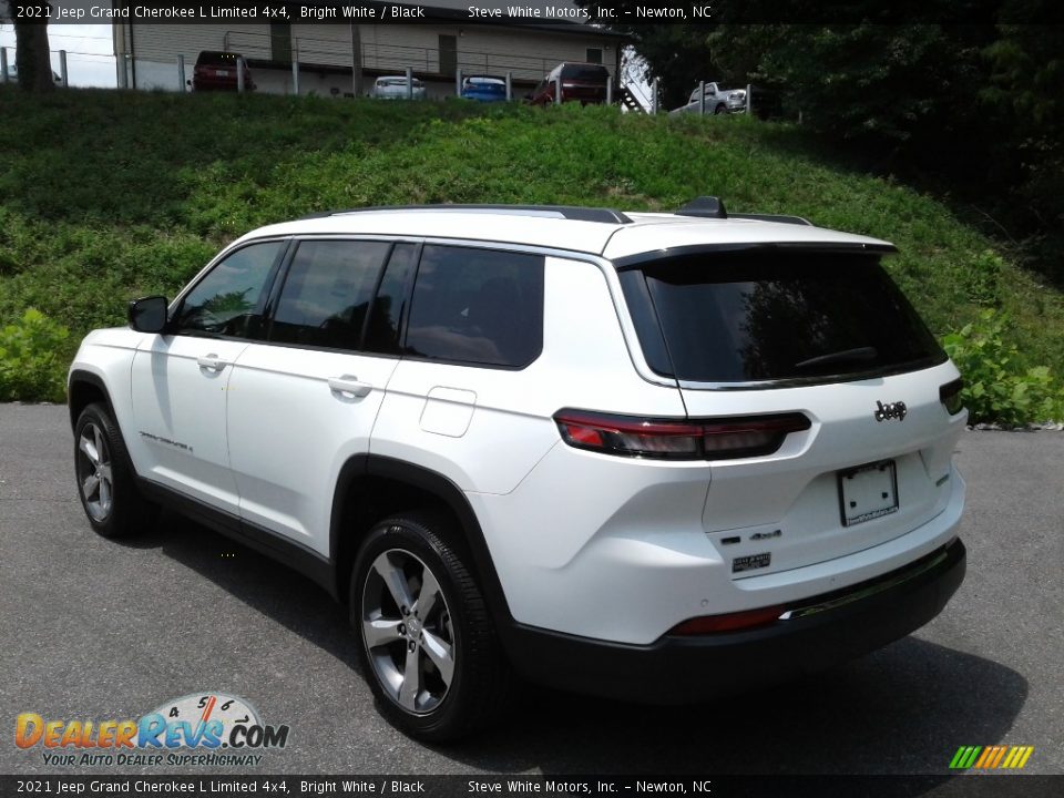 2021 Jeep Grand Cherokee L Limited 4x4 Bright White / Black Photo #9