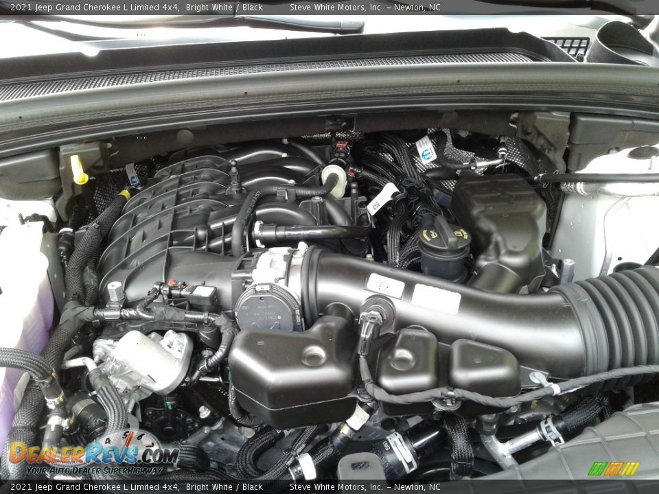 2021 Jeep Grand Cherokee L Limited 4x4 Bright White / Black Photo #10