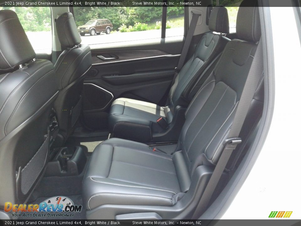 2021 Jeep Grand Cherokee L Limited 4x4 Bright White / Black Photo #14