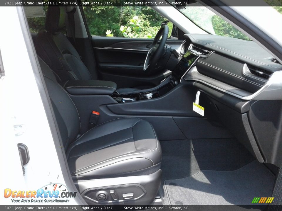 2021 Jeep Grand Cherokee L Limited 4x4 Bright White / Black Photo #20