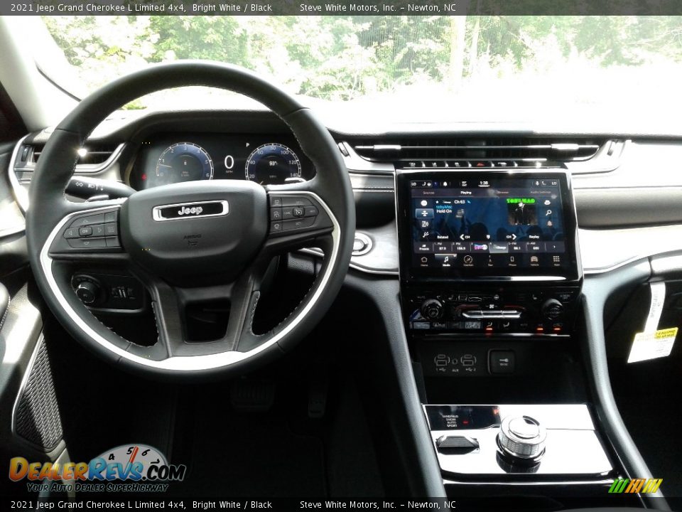 2021 Jeep Grand Cherokee L Limited 4x4 Bright White / Black Photo #21