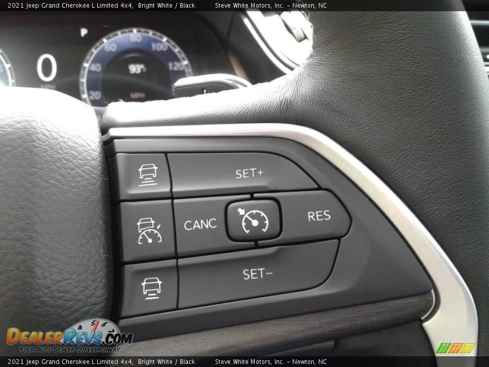 2021 Jeep Grand Cherokee L Limited 4x4 Bright White / Black Photo #23