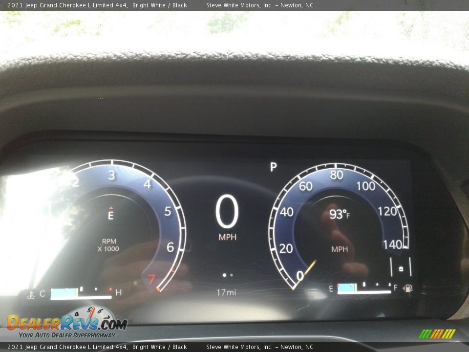 2021 Jeep Grand Cherokee L Limited 4x4 Bright White / Black Photo #24