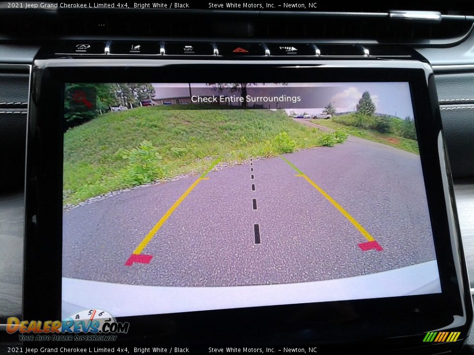 2021 Jeep Grand Cherokee L Limited 4x4 Bright White / Black Photo #28