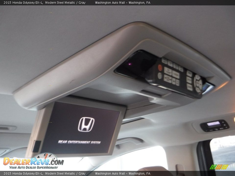 2015 Honda Odyssey EX-L Modern Steel Metallic / Gray Photo #4