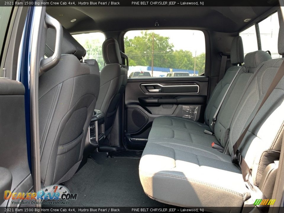 2021 Ram 1500 Big Horn Crew Cab 4x4 Hydro Blue Pearl / Black Photo #6