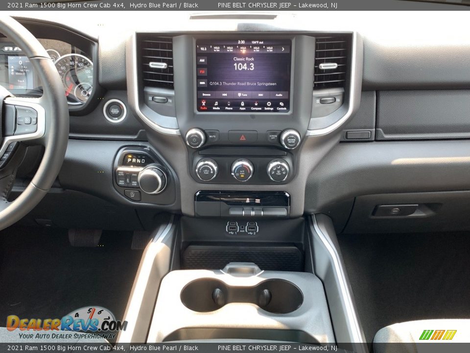 2021 Ram 1500 Big Horn Crew Cab 4x4 Hydro Blue Pearl / Black Photo #7