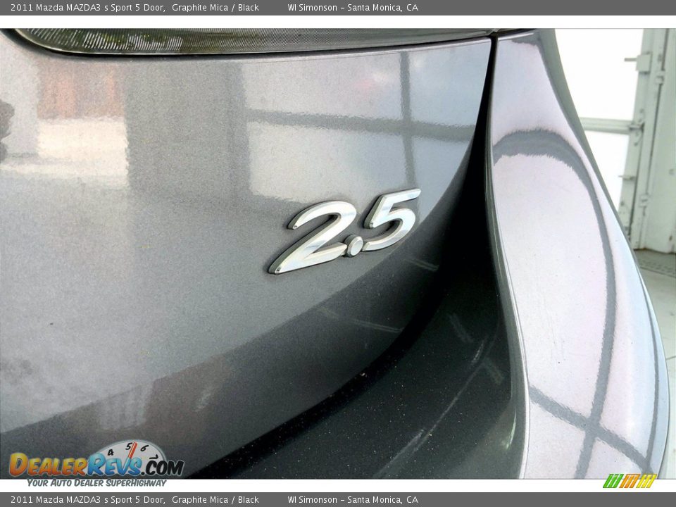 2011 Mazda MAZDA3 s Sport 5 Door Graphite Mica / Black Photo #7