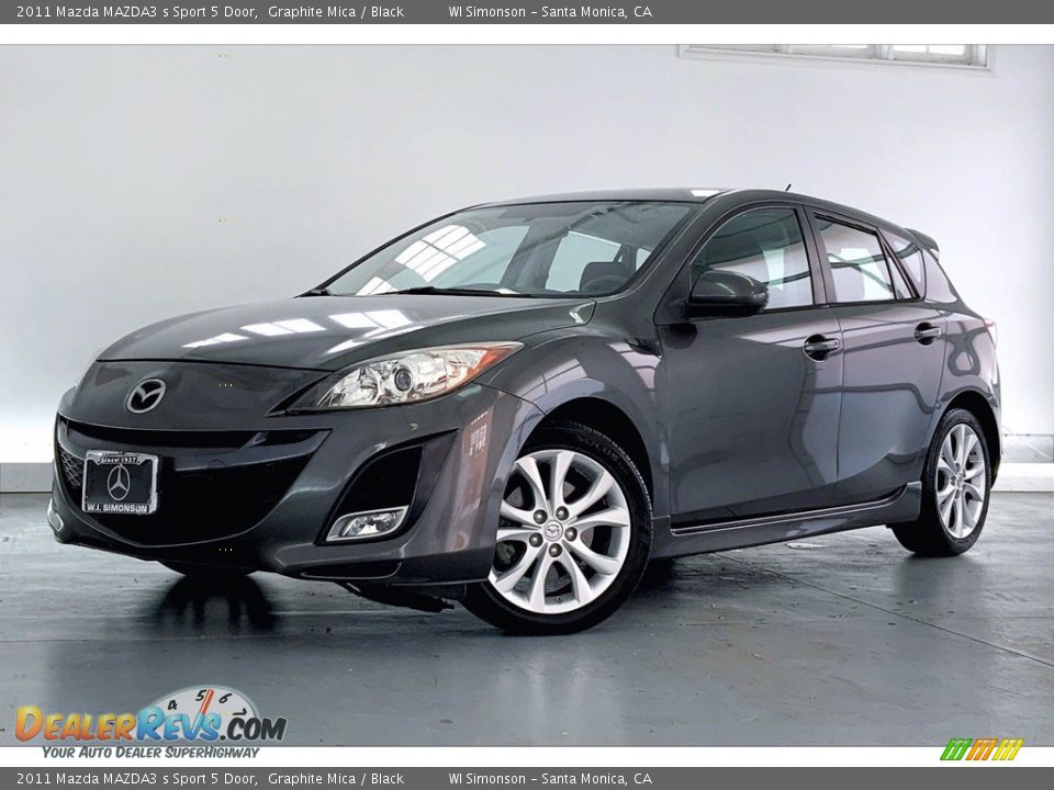 2011 Mazda MAZDA3 s Sport 5 Door Graphite Mica / Black Photo #12