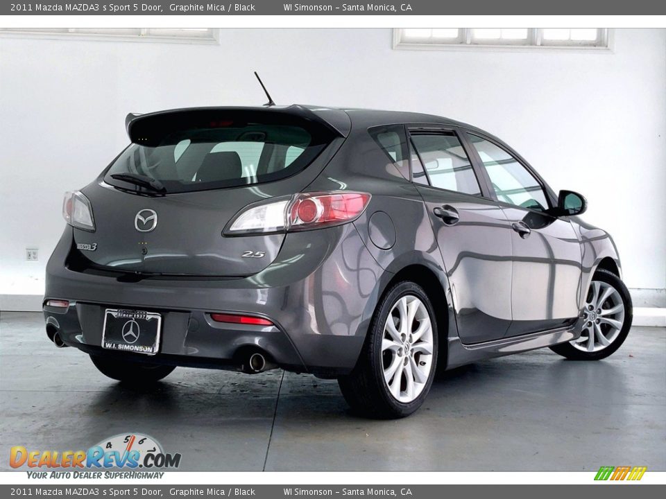 2011 Mazda MAZDA3 s Sport 5 Door Graphite Mica / Black Photo #13