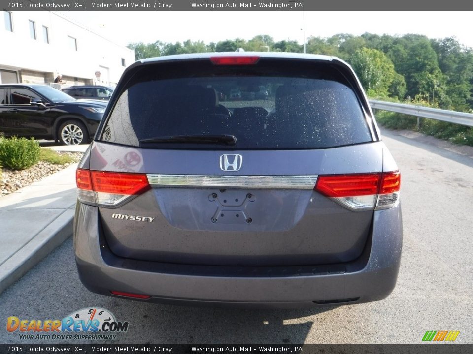 2015 Honda Odyssey EX-L Modern Steel Metallic / Gray Photo #16