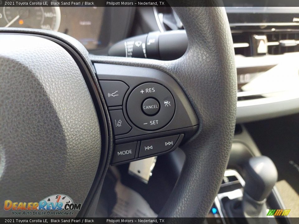 2021 Toyota Corolla LE Black Sand Pearl / Black Photo #14