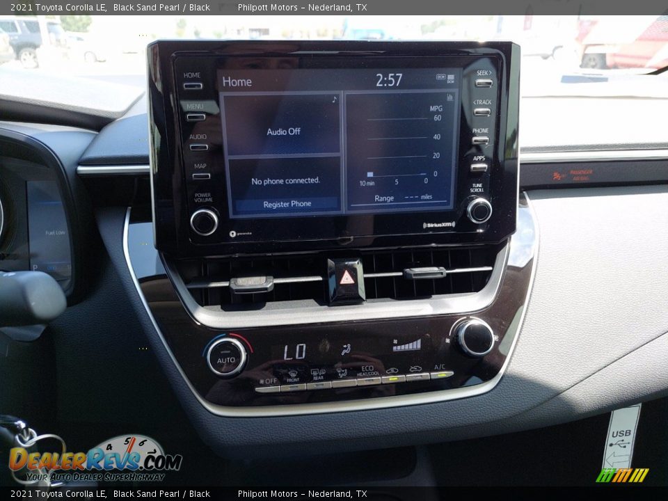2021 Toyota Corolla LE Black Sand Pearl / Black Photo #15