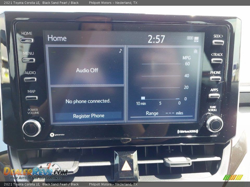 2021 Toyota Corolla LE Black Sand Pearl / Black Photo #16