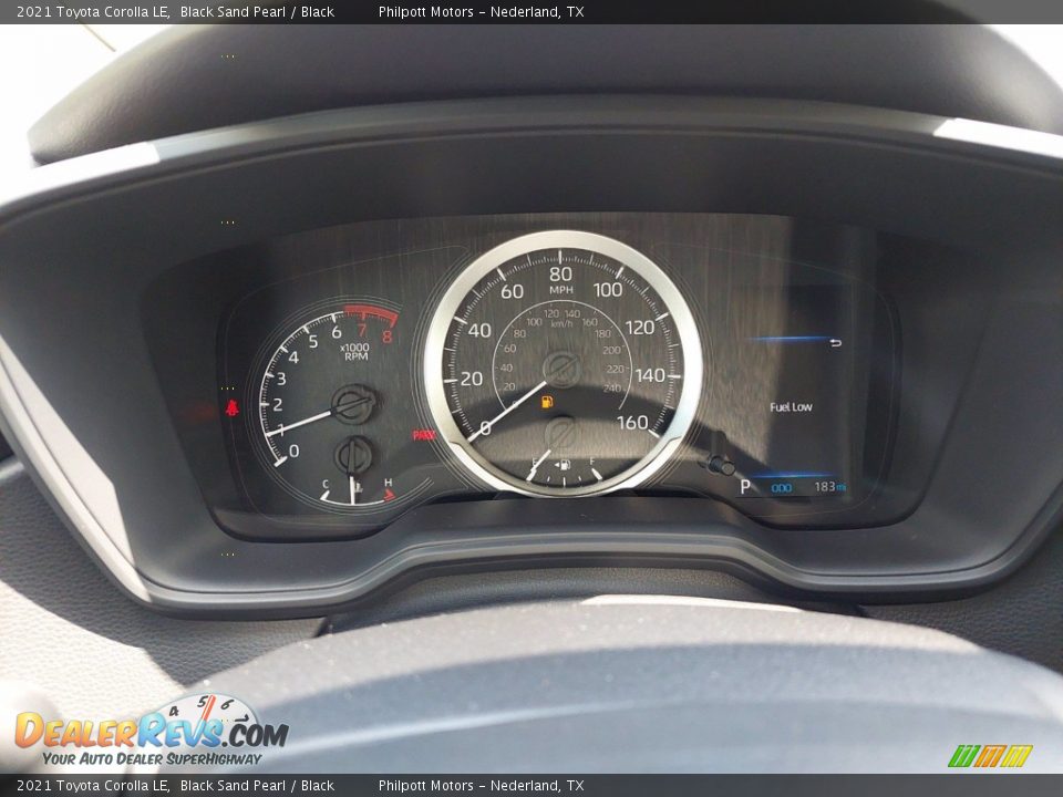 2021 Toyota Corolla LE Black Sand Pearl / Black Photo #19