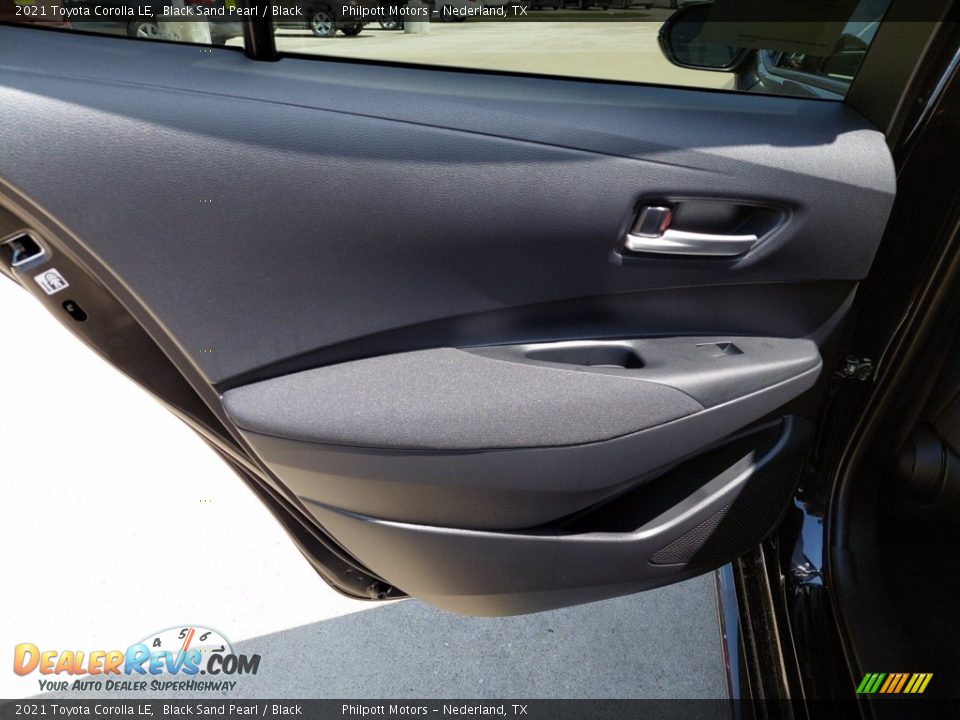 2021 Toyota Corolla LE Black Sand Pearl / Black Photo #20