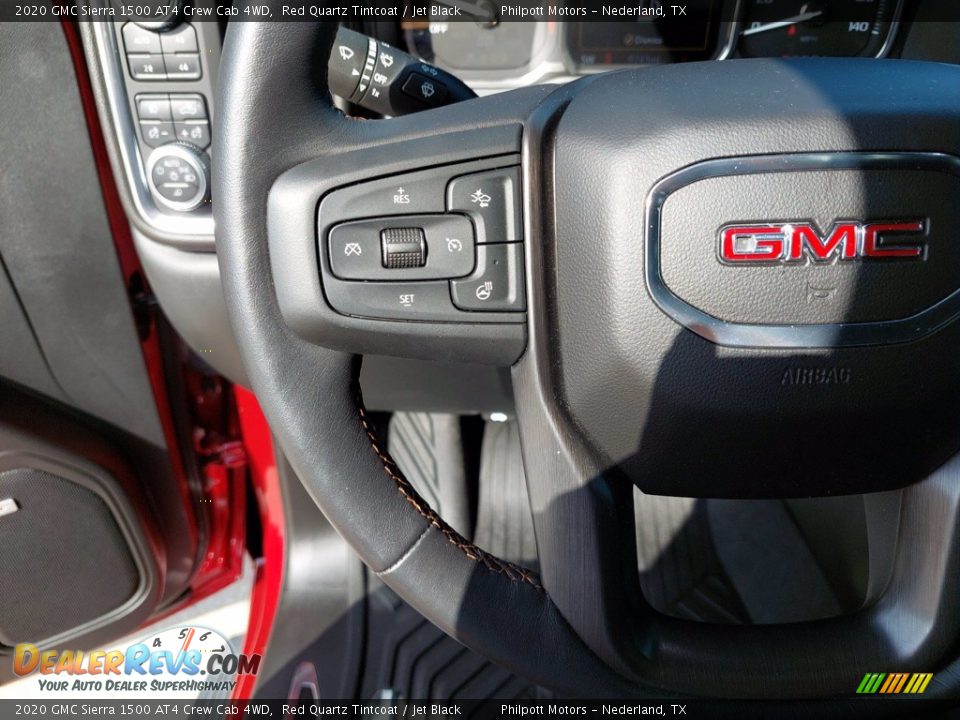 2020 GMC Sierra 1500 AT4 Crew Cab 4WD Red Quartz Tintcoat / Jet Black Photo #16