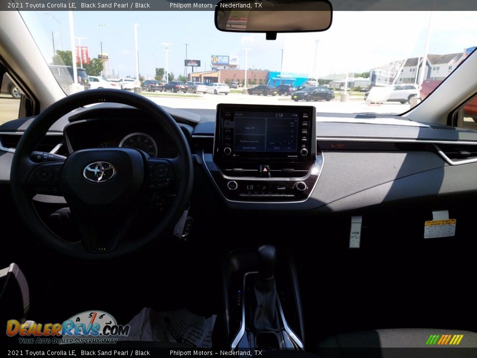 2021 Toyota Corolla LE Black Sand Pearl / Black Photo #22