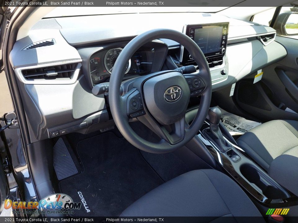 2021 Toyota Corolla LE Black Sand Pearl / Black Photo #24
