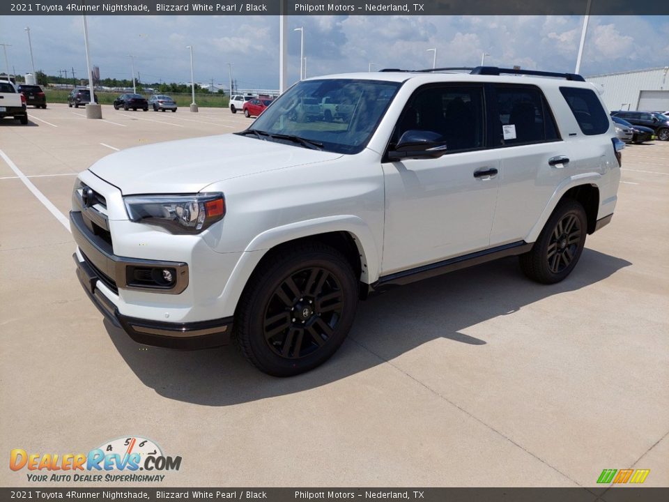 2021 Toyota 4Runner Nightshade Blizzard White Pearl / Black Photo #3