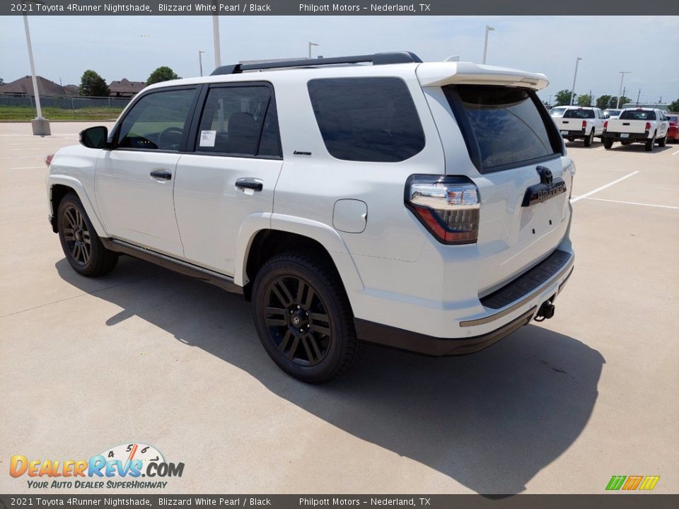 2021 Toyota 4Runner Nightshade Blizzard White Pearl / Black Photo #4