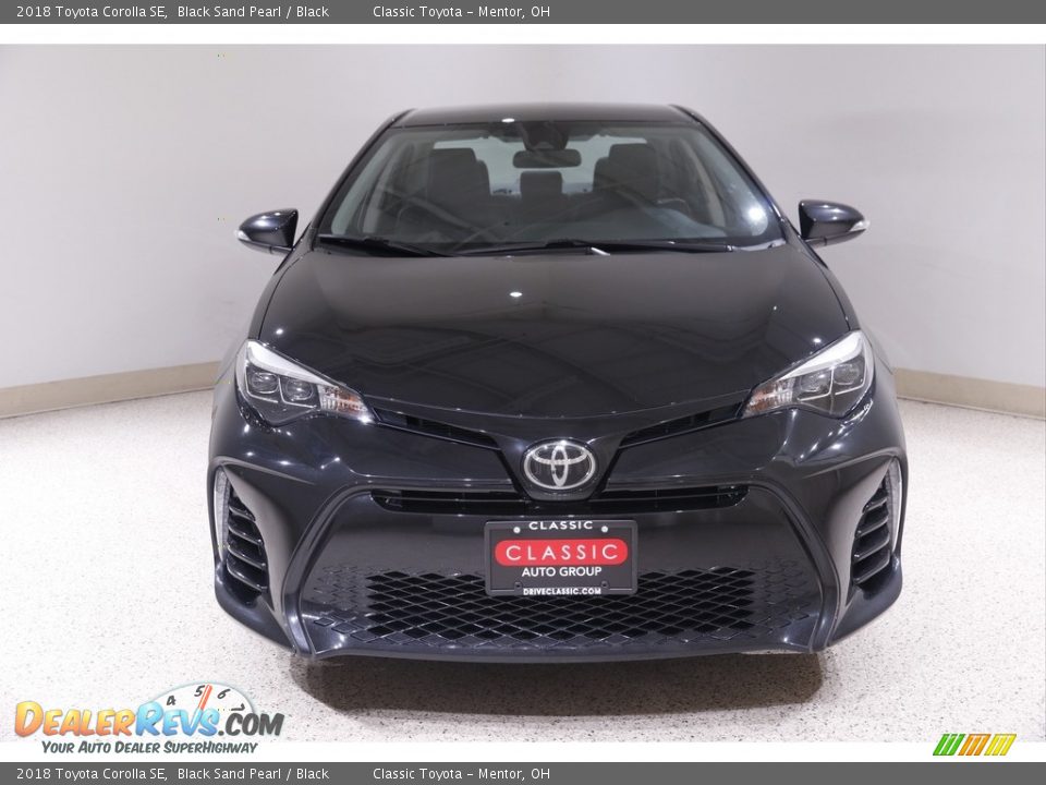 2018 Toyota Corolla SE Black Sand Pearl / Black Photo #2
