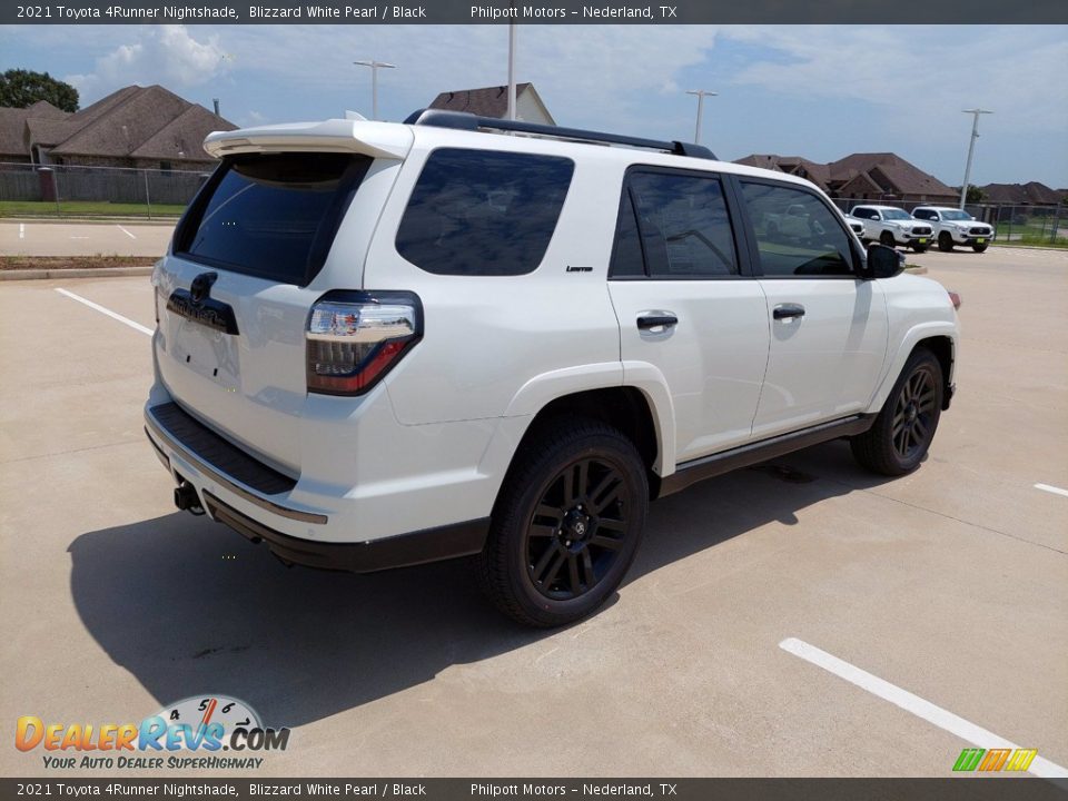2021 Toyota 4Runner Nightshade Blizzard White Pearl / Black Photo #6