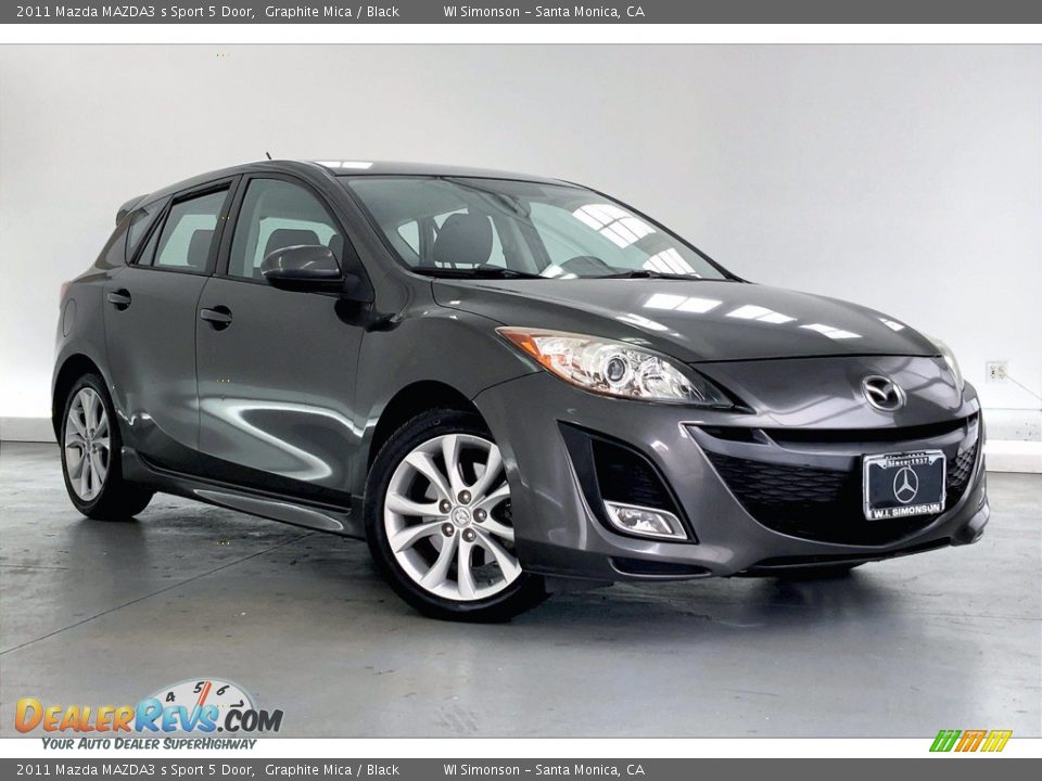 2011 Mazda MAZDA3 s Sport 5 Door Graphite Mica / Black Photo #32