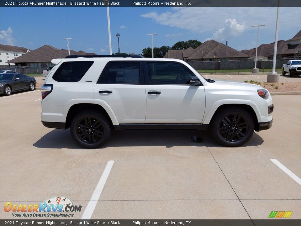2021 Toyota 4Runner Nightshade Blizzard White Pearl / Black Photo #7