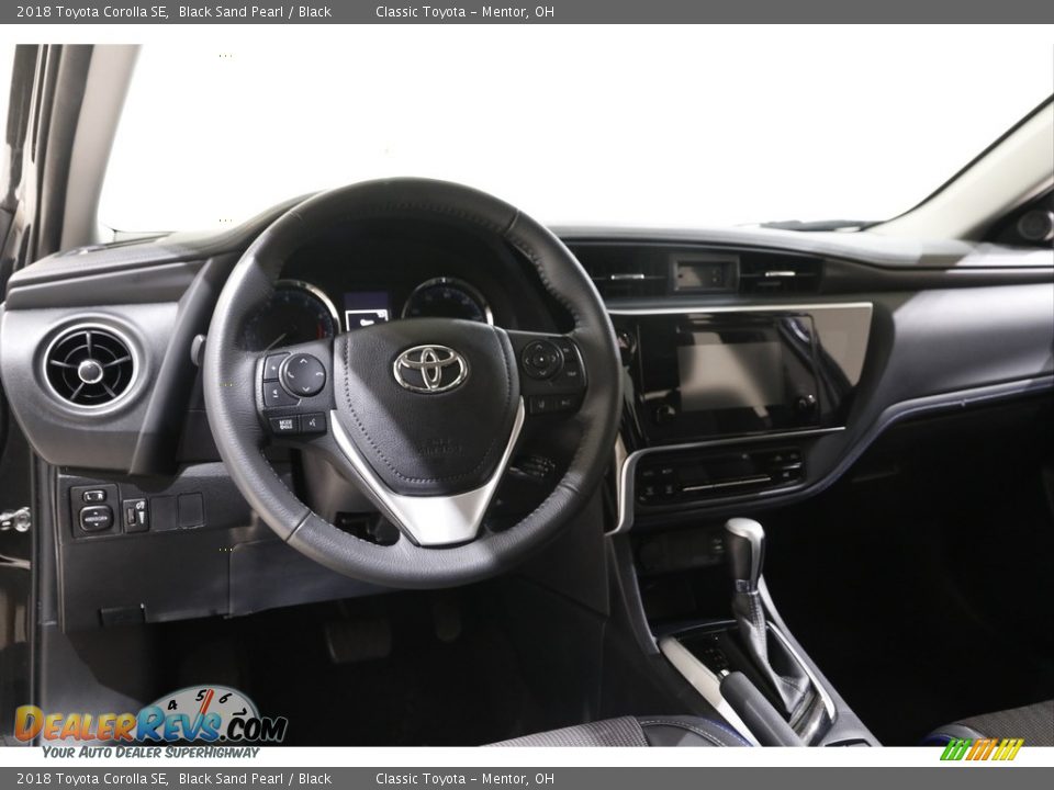 2018 Toyota Corolla SE Black Sand Pearl / Black Photo #6