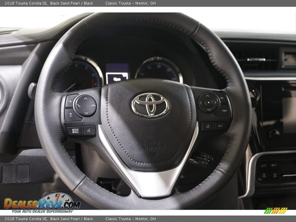 2018 Toyota Corolla SE Black Sand Pearl / Black Photo #7