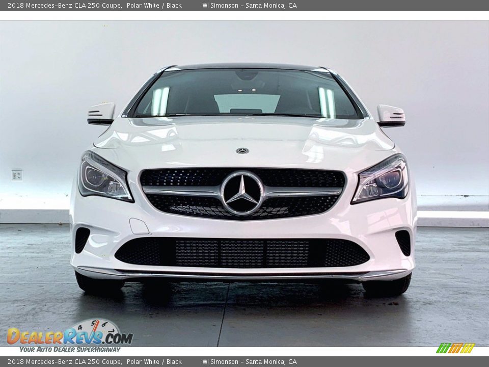 2018 Mercedes-Benz CLA 250 Coupe Polar White / Black Photo #2