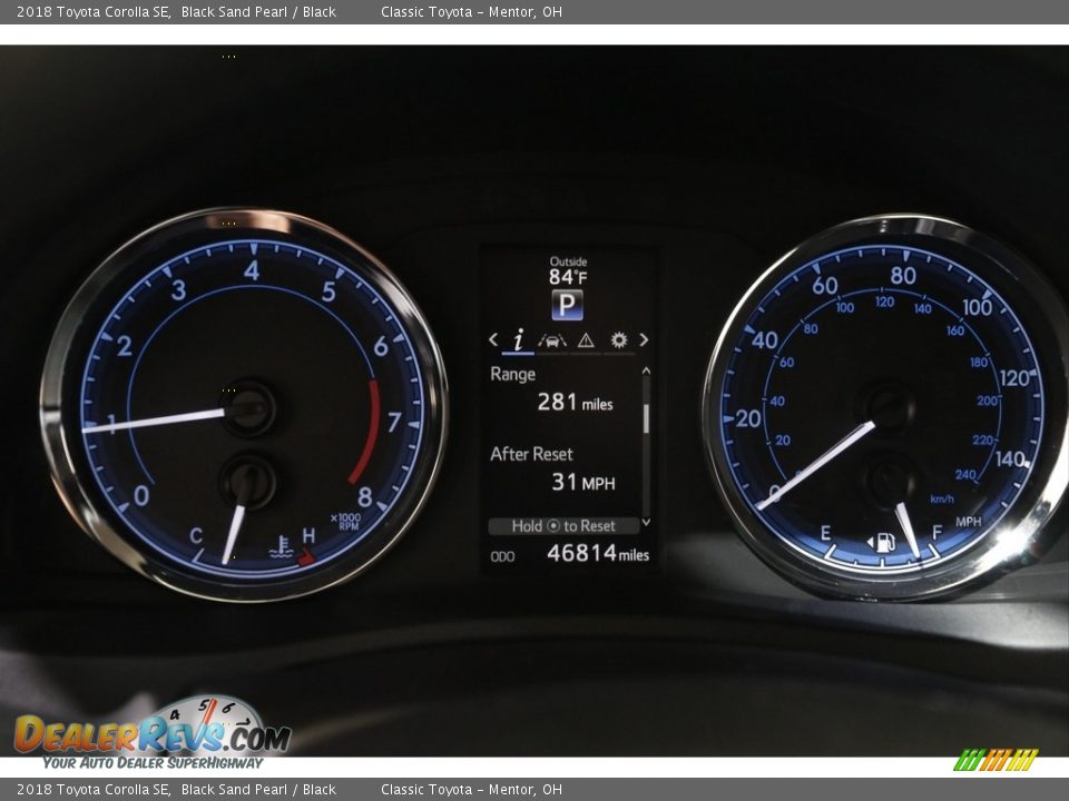 2018 Toyota Corolla SE Black Sand Pearl / Black Photo #8
