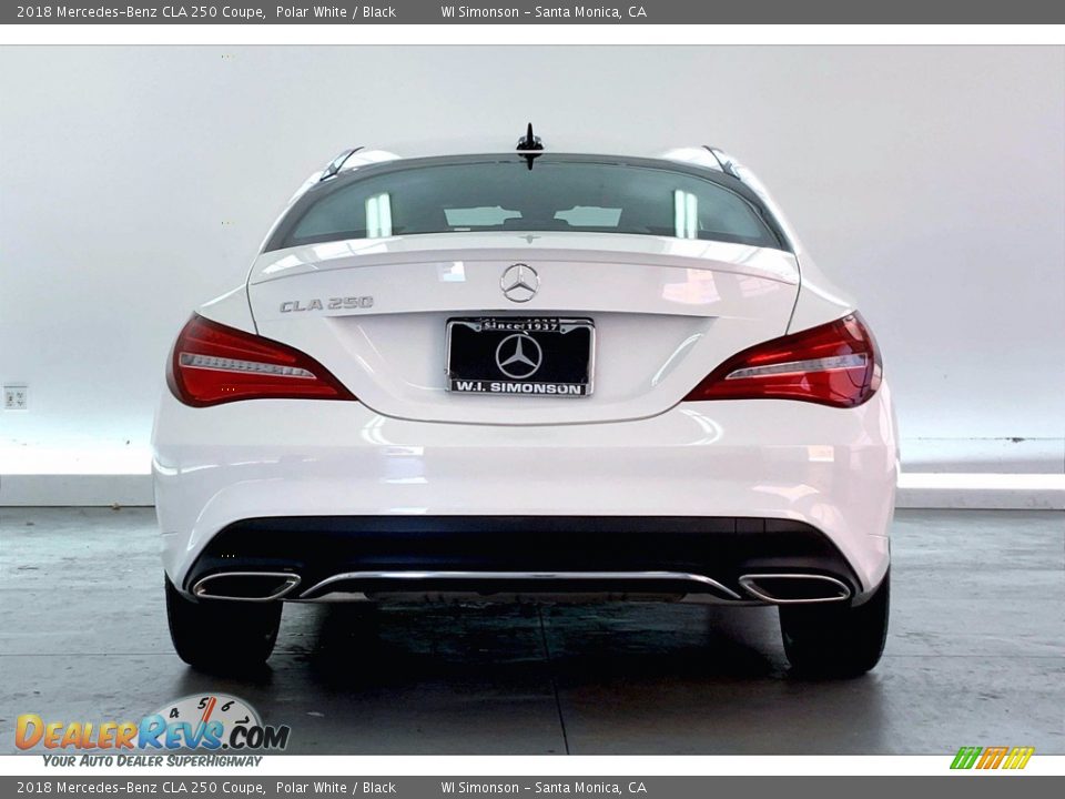 2018 Mercedes-Benz CLA 250 Coupe Polar White / Black Photo #3