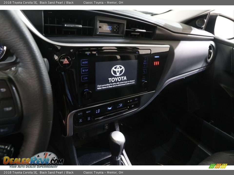 2018 Toyota Corolla SE Black Sand Pearl / Black Photo #9