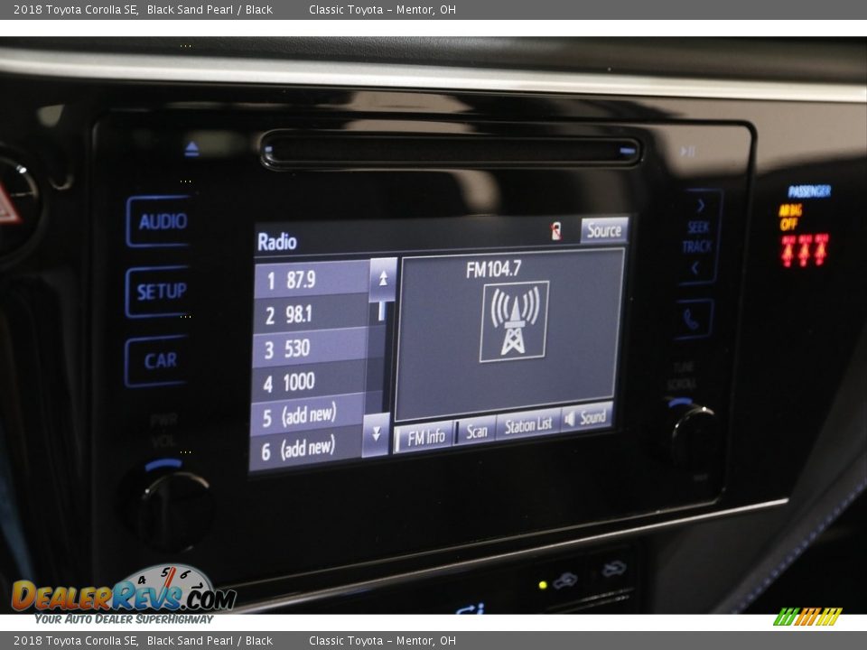 2018 Toyota Corolla SE Black Sand Pearl / Black Photo #10