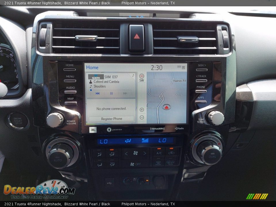 2021 Toyota 4Runner Nightshade Blizzard White Pearl / Black Photo #17